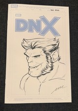 🔥 DNX #1 Original Pere Perez Signed Sketch Cover Variant Beast 1:1🔥 picture