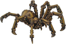 9799 Steampunk Inspired Mechanical Spider Resin Statue Figurine, 6
