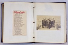 1924 Antique Cross-Country American Road Trip Record & Photo ScrapBook 052726WT picture
