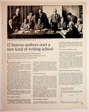 Vintage Famous Writers School Ad Rod Serling Bennett Cerf Philippe Halsman picture
