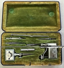 Antique C.F. Pease Co Chicago German Drafting Instrument Set Case No. 588 picture