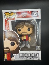 Mick Foley Funko Pop WWE Vinyl Figure #35 Vaulted Box Damage picture