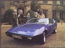Lotus Elite sports car sell sheet ca 1974 picture