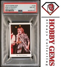 ROD STEWART PSA 8 1979 Popbilder Med Punkt IV Pop Culture Singer #129 picture
