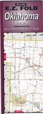 Oklahoma Laminated EZ Fold Road Map picture