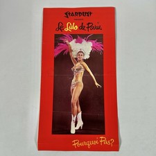 Vtg Stardust Le Lido De Paris 1972 Las Vegas Pamphlet Postcard Siegfried & Roy picture