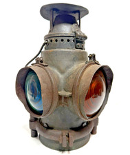 SANTA FE RAILROAD CABOOSE MARKER LAMP LANTERN WHISTLE STOP PASADENA, CA picture