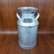 VINTAGE ANTIQUE CARY WISCONSIN MILK DAIRY CAN BLUE VALLEY CREAMERY 5 GALLON picture