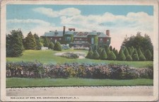 Postcard Residence of Mrs Wm Grosvenor Newport Rhode Island RI  picture