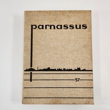 Parnassus University of Wichita Kansas 1957 Yearbook Annual w/ Boutonniere picture