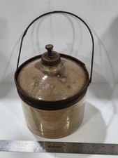 Antique Perfection Stove Co Glass Kerosene Heater Fuel Tank Reservoir Jug picture