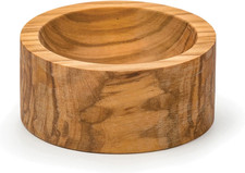 Olive Wood Condiment Pinch Bowl, 3