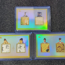 Pieces of the Past Asia Edition (2023) Dual Relic 3-Card Lot #101-103 picture