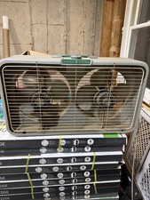 Vtg Mid Century Twin Blade General Electric Ventilator Fan| General Electric Fan picture