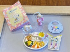 Targa Gourmet de Snoopy - Kid's Lunch meal minature mini tiny food Woodstock picture