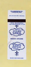 Vintage Ken's Steak House & Cocktails Restaurant Matchbook Cover Framingham MA picture