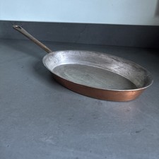 Vintage Leon Jaeggi & Sons Copper Oval sauce pan picture