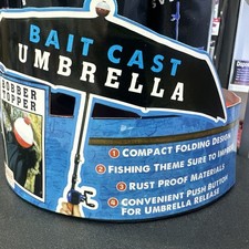 Bait Cast Umbrella Fishing Enthusiasts Gibson umbrella display of six  picture