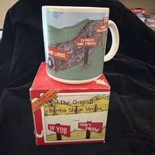 Vintage Adart The Wolf Burma Shave Verse Signs Coffee Mug 364 picture