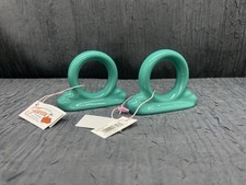 Homer Laughlin Fiesta Fiestaware Turquoise Napkin Rings Set of 2 NWT  picture