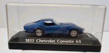 Chevrolet Corvette 1968 Solido 1813 1:43 Metallic Blue display case no box picture