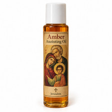 Mary Magdalene Amber Scent Anointing Oil 100ml Jerusalem Holy Land Blessed Oil picture