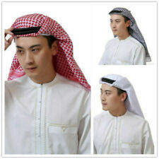 Arab Muslim Men Kaffiyeh Turban Hat Shemagh Head Scarf Wrap with Aqel Rope Egal picture