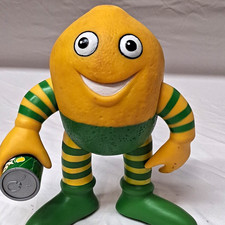 Sprite Soda Advertising Figure Character Holding Can Green Yellow picture