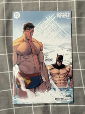 BATMAN SUPERMAN WORLDS FINEST #35 SWEATER WEATHER VARIANT MINT picture