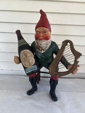 Very Nice Complete Guinness Stout Leprechaun Beer Advertisement Sign Doll Harp picture