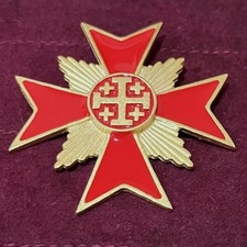 Knight's Grand Cross Equestrian Order of the Holy Sepulcher of Jerusalem BROOCH picture