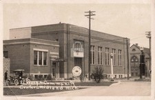 Library and Community Center Midland MI Michigan 1924 RPPC Photo Postcard COPY picture