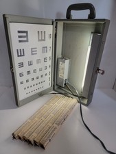 Vintage Good-Lite Visual Acuity Chart Reflective Model B in Portable Case picture