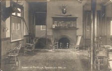 Rangeley Maine ME Hotel Lobby The Ellis c1910 Real Photo Vintage Postcard picture