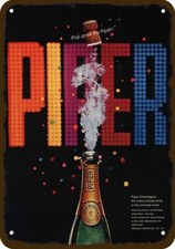 1968 PIPER HEIDSIECK Champagne Vintage-Look ***DECORATIVE REPLICA METAL SIGN*** picture