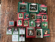 Vintage Hallmark & Gorham Christmas Ornament Lot 22 Boxed Rocking Horses picture