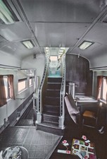 The Rio Grande Zephyr's Silver Sky, Dome Observation Stairway 5 x 7 Photo picture