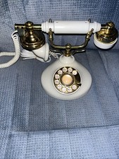 1970 Authentic Vintage French Style Rotary Phone Radio Shack Model Num 43-3260 picture