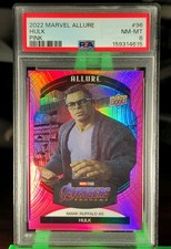 2022 Upper Deck Marvel Allure No. 96 Mark Ruffalo as Hulk #03/23 PINK SSP PSA 8 picture