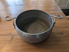Vintage Wear Ever Hallite No. 2106 Twisted Handle Stock Pot  No Lid 5.5 quart picture