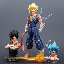 32 CM NEW Dragon Ball Z Vegito Goku Vegeta Anime Figures Super Saiyan 3 Heads picture