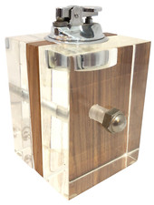 Vntg MCM ASTROLITE Lucite Butane Cigarette Lighter Tobacco Pipe Cigar Tobacciana picture