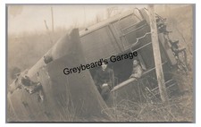 RPPC B&S BUFFALO AND SUSQUEHANNA RAILROAD Wrek CROSS FORK PA Real Photo Postcard picture