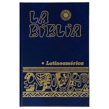 La Biblia Latinoamérica  Azul Marino 6 Inch Spanish  Hardcover Con Indice picture