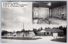 c1960s Margaret's Motel Newberry Michigan Vintage Postcard picture