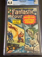 Fantasic Four #23 1964 CGC 4.5 White Pages Doctor Doom cover picture
