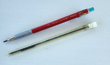 KOH-I-NOOR Adapto Red & Blue 5611 Drafting Pencil Italy Vintage 1978 plus lead picture