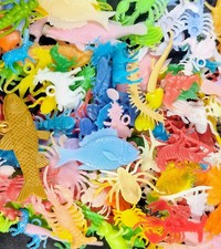 Random Grab Bags, Cracker Jack Vintage Lot Gumball Charms, Miniatures, Toys (20) picture