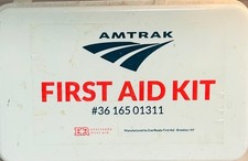 Amtrak #3616501311 First Aid Kit w/Supplies, Brand New picture