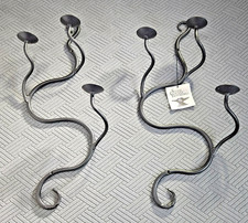 Stone County Ironworks Iron Wall Hanging Ornamental Candle Holder picture